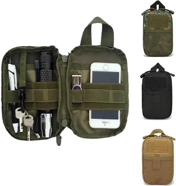 Tactical Molle Pouch Portable Small Waist Pack Outdoor Bag Phone Case Holder Camping Hunting Accessories