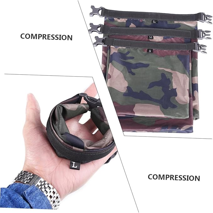 6pcs Dry Bag Backpack Storage Sack Camping Dry Sack for Sleeping Bag Clothing