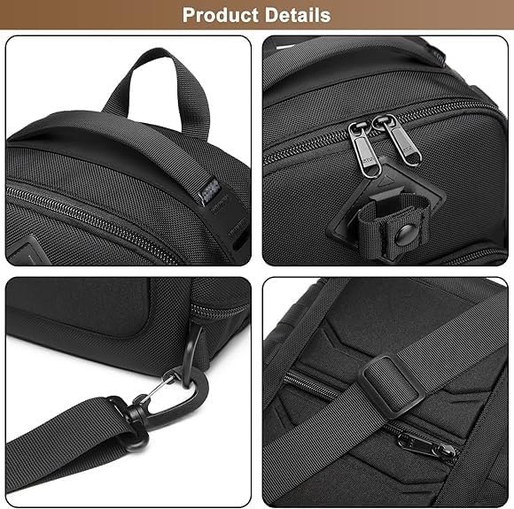 Sling Bag Tactical Sling Backpack Anti Theft Shoulder Crossbody Bag Water Resistant Travel Lightweight Casual Daypack(Gray)