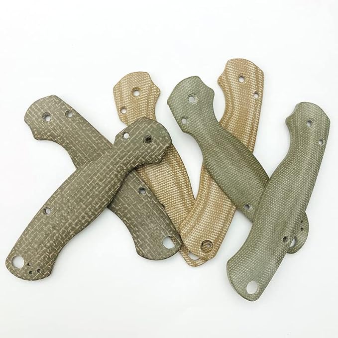 1 Pair Custom Micarta Scales Fits for C81 Paramilitary 2 Premium Handle Patch DIY Replacement Accessory