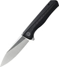 Petrified fish PF8183.54 D2 Blade104g G10 Handle Flipper Folding knife (Carbon fiber with G10 handle Satin)