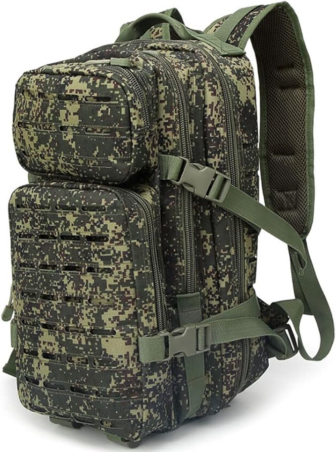 Outdoor Sports Pack Hiking Bag Tactical Rucksack Camo Knapsack Combat Camouflage Tactical Molle 30L Backpack