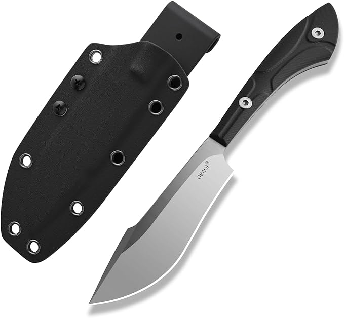 G103 High-hardness Fixed Blade Knife.It Is Suitable For Hunting Outdoor Camping Exploration and Mountain Rescue. As a Practical Tool It Features a D2 Steel Blade and a G10 Handle. It Is a Hunting k