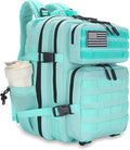 45L Tactical Assault Backpack 3 day assault pack with Molle Waterproof backpack Rucksack for Tactical Backpacks (Mint Green)