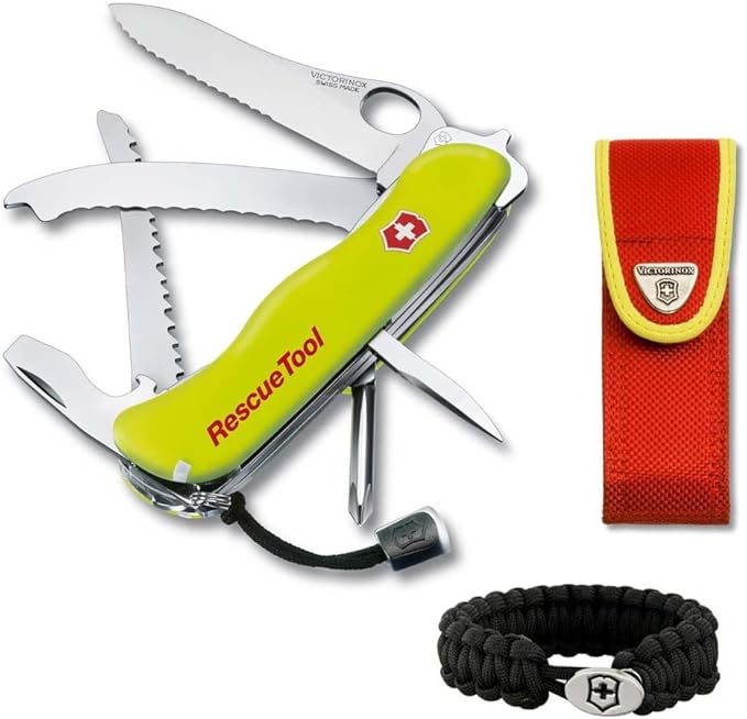 Victorinox Traveler Multi-Tool Pocket Knife with LED Light in Red