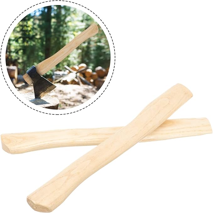 Wood Replacement Handle for Camp 8Pcs 14.9 Inch Hatchet Handle Replacement Hickory Hatchet Handle Replacement 38x4.4cm