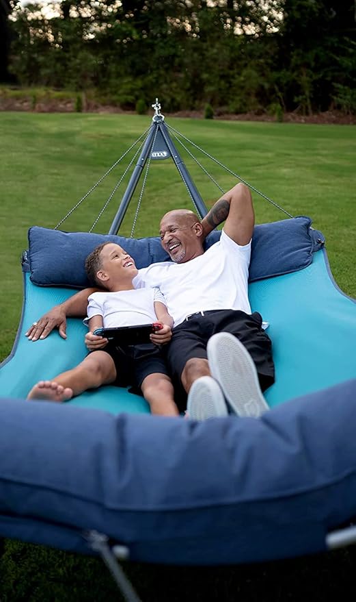 ENO SuperNest SL Hammock - 1 to 2 Person Backyard Hammock - Outdoor Patio Furniture for Backyard Lawn or Balcony - Pebble Grey