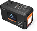 HOWEASY Portable Power Station135W(270W Peak) Solar GeneratorPower Bank with AC Outlet and 65W PD Output98Wh Lithium Battery Backup with LED Light for Camping Home Backup Outdoor Emergency