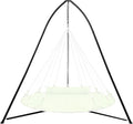 Tripod Hammock Chair Stand for Multi-Use Heavy-Duty Hammock Chair Stand for Indoor &amp Outdoor with Height Adjustable Triangular Design 330 lbs Capacity Easy Assembly Stand Only - Black
