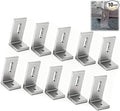 L Foot Solar Mount Aluminum Alloy Photovoltaic Panel Mounting Bracket Photovoltaic Mount for Roof PV System Waterproof &amp Weather ProofStrong Load (10PCS)