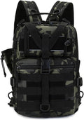 Genérico Backpack Camping Bag Outdoor Travel BagsCompatible For Men Tactical Hiking Trekking Storage Sports(Black Yellow Camo)