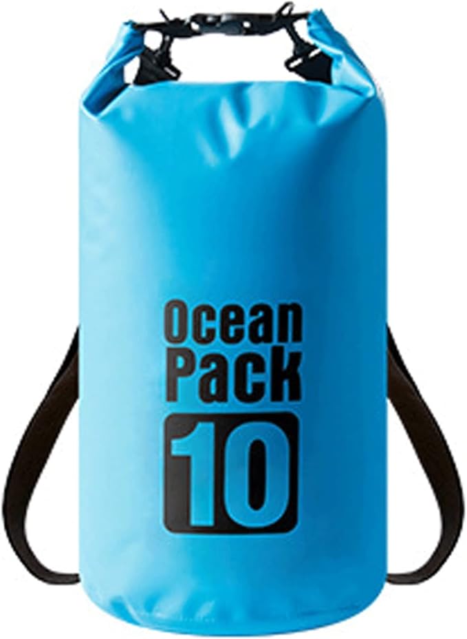 Waterproof Dry Bag Portable Seal Dry Bags Floating Roll Top Dry Compression Sack for Kayaking Beach Rafting Boating (Color : D)