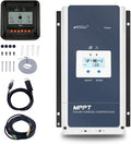 EPEVER 50A MPPT Solar Charge Controller 12V/24V/36V/48V DC Automatically Identifying System Voltage Max.PV 150V Solar Panel Regulator (Tracer 5415 an)