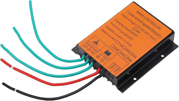 Wind Turbine Controller HIGH Efficiency MPPT Smart Charging for Gel Battery 48V (500W)