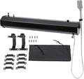 Self-Pressurized Water Tank for Camping Shower Roof Rack Mount Road Shower Roof-Mounted Solar Heating Portable Camping Shower Hiking Shower Water Storage for SUV RV Off-Road Vehicle 20L/5.3Gallon