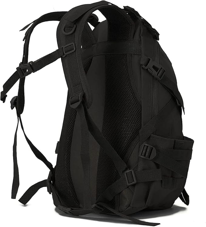 QT&ampQY 35L Military Tactical Backpack Large Army Rucksack Molle Bug Out Bag Assault Pack Outdoor Camping Hunting Laptop Daypack
