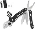 14-in-1 Adjustable Wrench Multitool EDC Compact Multi Tool with Pliers Knife Saw Screwdrivers 30Cr13 Stainless Steel Tool for Home Repair DIY Camping Hiking and Outdoor Use