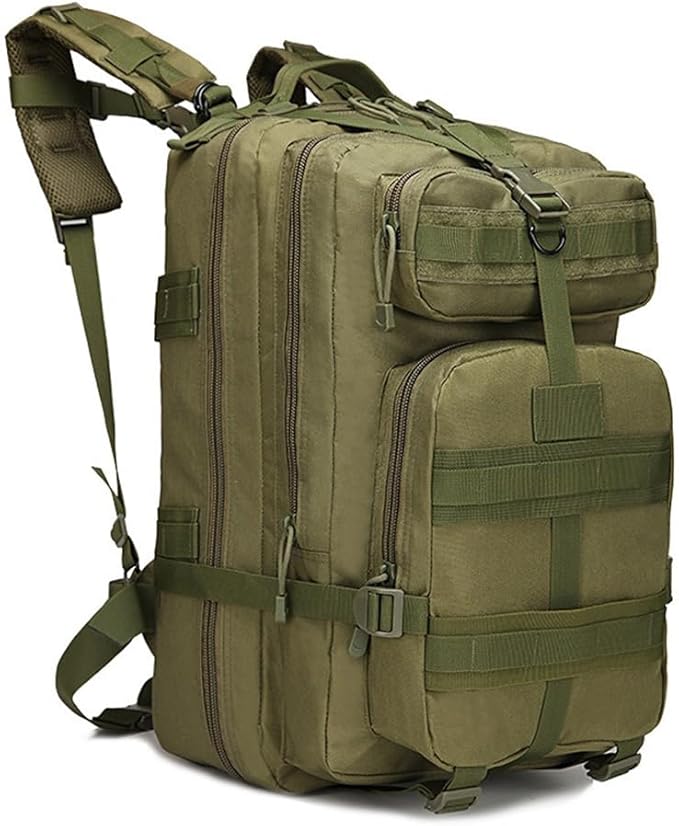 Military Tactical Backpack 3 Day Assault Pack Army Molle Bag Backpacks Rucksack Army Assault Pack 45L (Military Green)