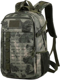 LINGYUE Tactical Backpack Waterproof Hiking Bagpack 30L Large Capacity Outdoor Daypack With MOLLE System For Camping Trekking Travel(C)