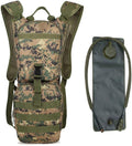 Outdoor Sports Hiking Bag Tactical Assault Combat Camouflage Tactical Molle Water Pack 2.5/3L Hydration Pack