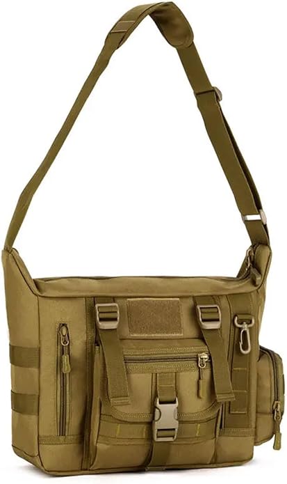 14 Inch Laptop Shoulder Bag Men Sports Bags Man Tactical Single Backpack Men's A4 Document Molle Messenger Bag