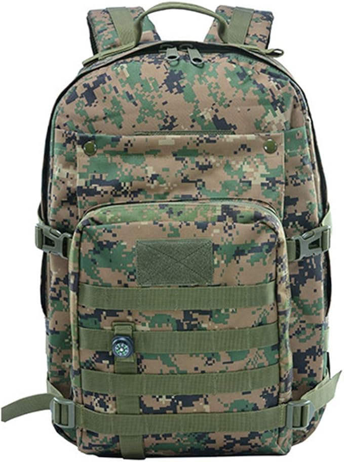 Outdoor Sports Pack Hiking Bag Tactical Rucksack Camo Knapsack Combat Camouflage Tactical 40L Molle Backpack