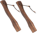 Happyyami 2pcs Mini Axe Replacement Handle Wooden Grip Slip Design Ergonomic for Firewood Cutting Gardening and Outdoor Activities