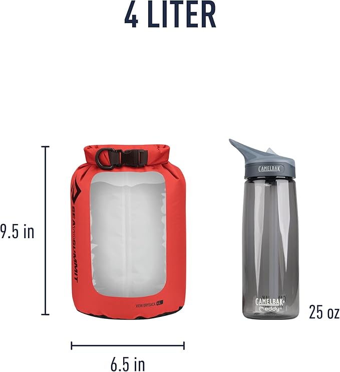 Sea to Summit View Dry Sack See-Thru Dry Bag 4 Liter Red