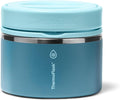 ThermoFlask 12 oz Double Wall Insulated Food Jar Ocean Mist