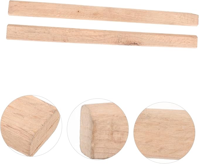 2pcs Wooden Hatchet Handle Replacement for Camping Axe Felling Axe Handle Easy Installation for Women Men
