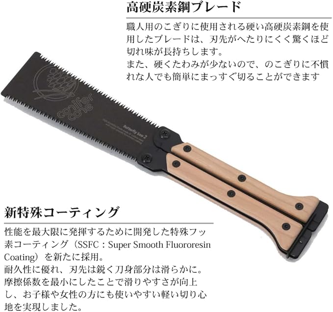 Conifer Cone Butterfly Saw 2