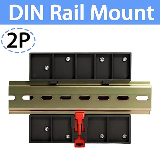 Mini ATS Automatic Transfer Switch Dual Power Changeover Switch 100A 110V Generator Electrical Selector Switches DIN Rail Mount 2P/3P
