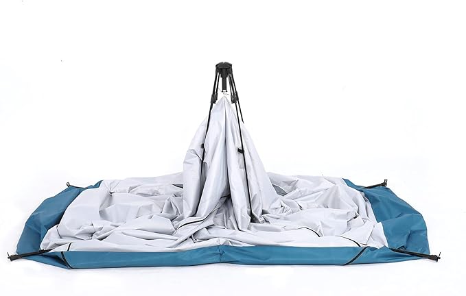 2 Room Shower TentInstant Pop Up Shelter with Carrying Bag Privacy Changing Room TentPerfect for Portable Toilet Camping Dressing