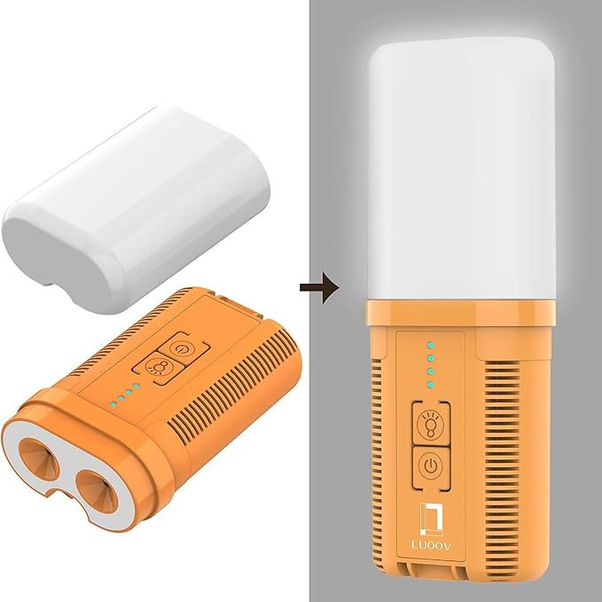 Portable Shower Camping Shower 2200mAh Rechargeable Outdoor Shower with Pump and LED Light Portable Shower for Camping Kit for Hiking Travel Car Pet