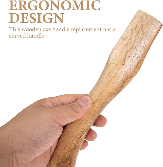 Wood Replacement Handle for Camp 14.6 Inch Hatchet Handle Replacement Hickory Hatchet Handle Replacement 27x4.5cm