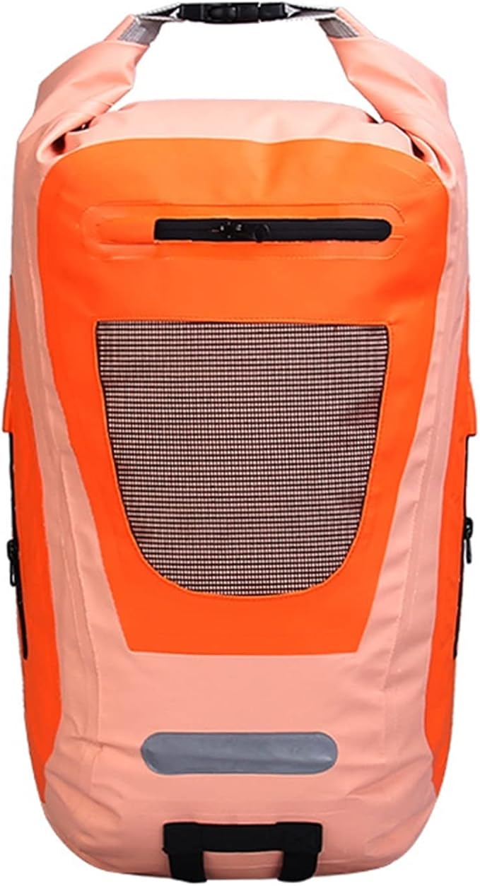 Waterproof Backpack 25L Heavy Duty Floating Waterproof Dry Bag Portable Seal Dry Bags with Zippered Pocket Lightweight Bags (Color : C)