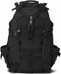 40L Camping Hiking Backpacks Tactical Backpack for Men/women Reflective Outdoor Climbing Rucksack Bag Survival Travel Bags(Black)