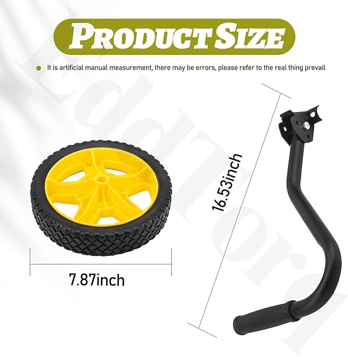 GNA410 Generator Wheel and Handle Kit for W-EN 4500 and 4750-Watt Generators Compatible with W-EN DF475T DF475 GN4500 DF472 DF475X DF472X