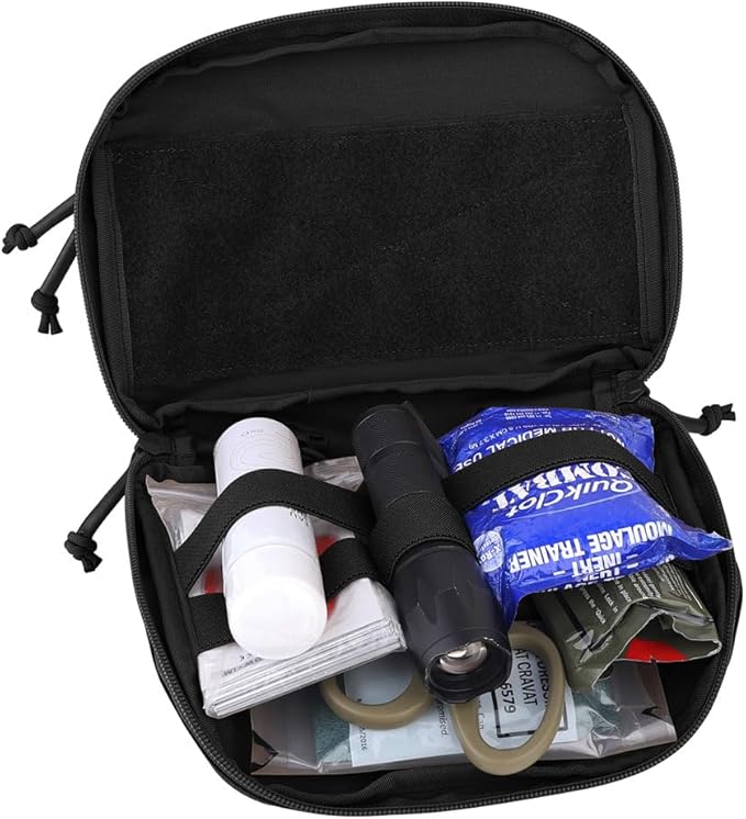 KRYDEX Tactical Admin Pouch with Molle GP Pouch Modular Pouch Utility Fanny Pack for Vest and Chest Rig