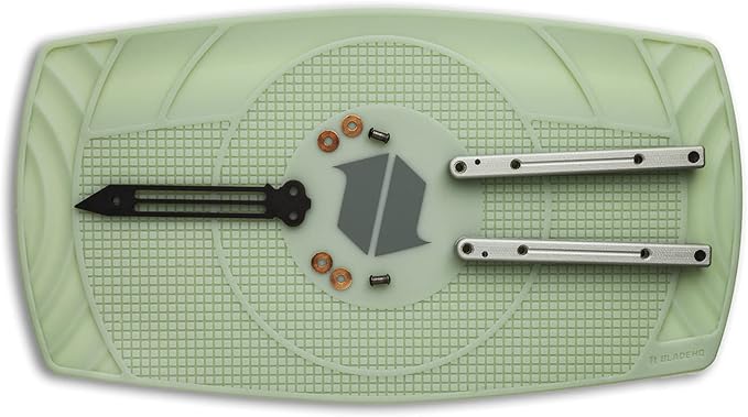 Blade HQ Large Silicone Knife Utility Takedown &amp Repair Shop Mat | Solder &amp Organize Knives Guns and Electronic Components - Heat Resistant(Glow in the Dark)