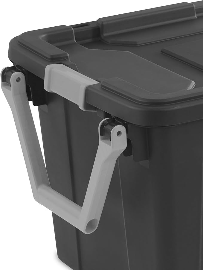 Extra Large Storage Bin 40 Gallon Wheeled Plastic Storage Container with HandlePack of 2