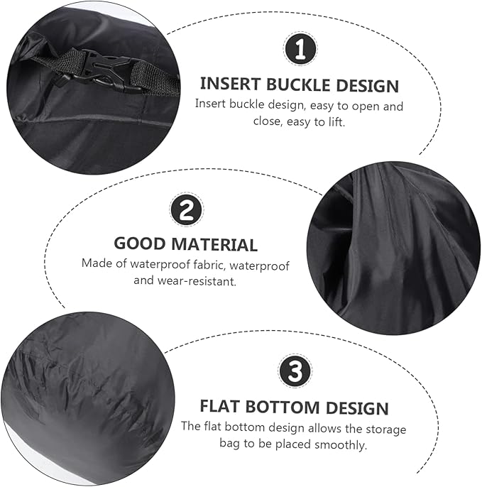BESPORTBLE 3pcs Dry Bag Portable Floating Backpack for Kayaking Rafting Swimming Travel Lightweight Compact Design for Easy Storage and Organization