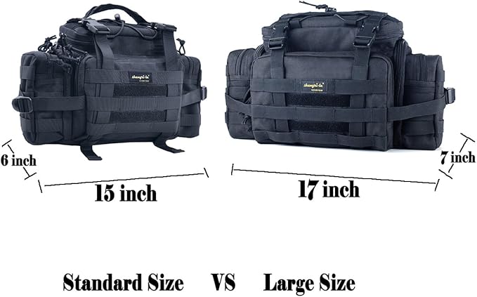 SHANGRI-LA Tactical Range Bag Outdoor Sling Backpack Hiking Fanny Waist Pack
