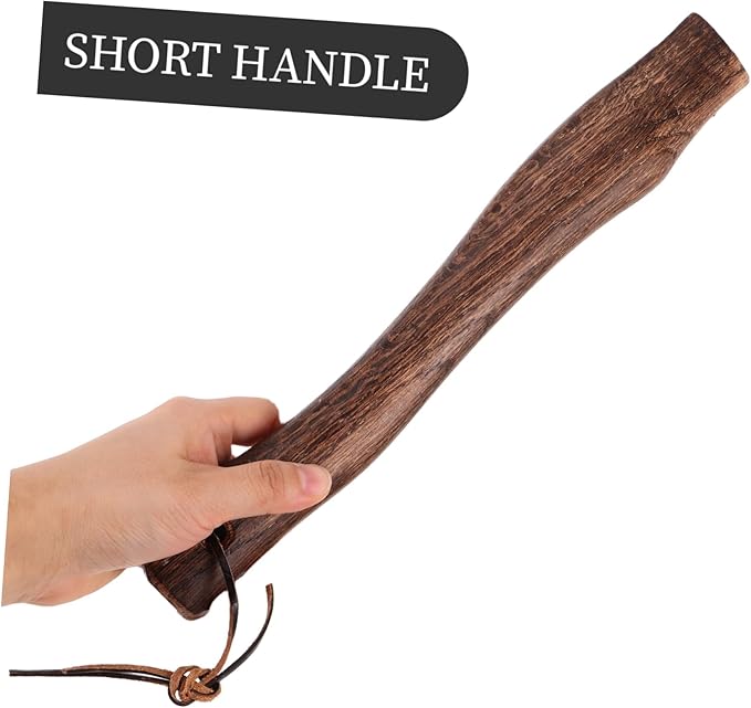 BESPORTBLE 2pcs Ergonomic Wooden Axe Handle Non-Slip Replacement Grip for Camp Hatchet Fire Axe Handle for Easy Chopping and Splitting