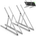 41in Adjustable Solar Panel Mount Brackets with Foldable Tilt Legs Aluminum Mounting Stand for 100W-400W Panels Roof RV Boat Off-Grid Systems (2 Sets)