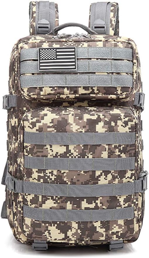 45L Military Backpack Tactica Rucksack Outdoor Assault Pack Hiking Travel Rucksacks