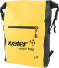 25L Dry Bag for Kayaking Camping Waterproof Dry Wet Separation Backpack with Shoulder Strap Made of PVC Multiple Compartments