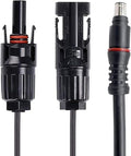 ACOPOWER HY-AS-MD8MM Connector Solar to Male 8mm Adapter Black