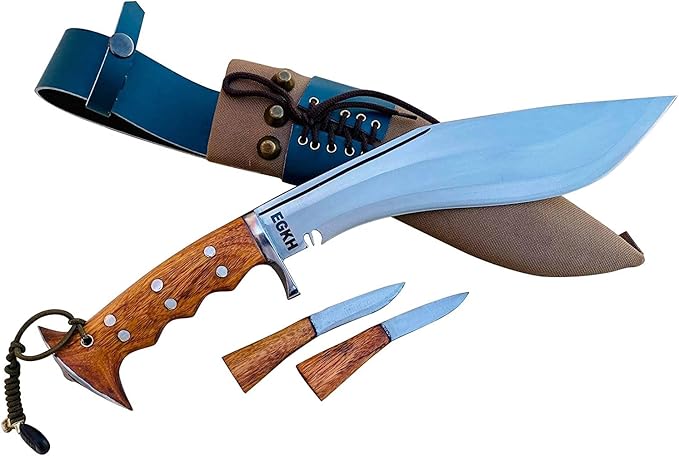 Genuine Hand Forged Kukri 10 Inch Blade Authentic British Nepali Military Iraqi Operation Gripper Blocker Handle Khukuri Veteran Khukuri House in Nepal