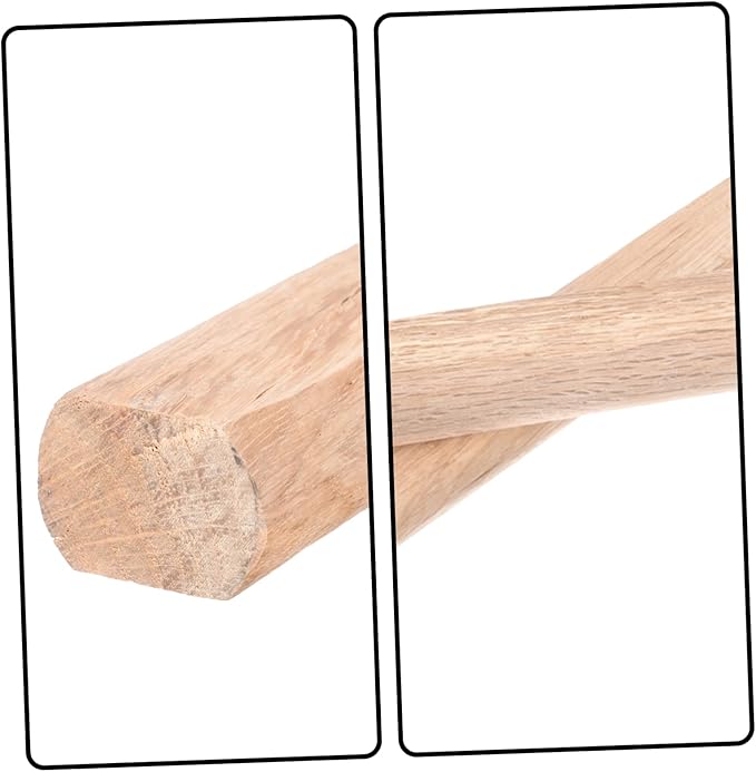 DOITOOL 2pcs Replacement Axe Handles Durable Wood Parts for Hatchets Ergonomic Design for Comfort and Safety for Wood Splitting and Camping
